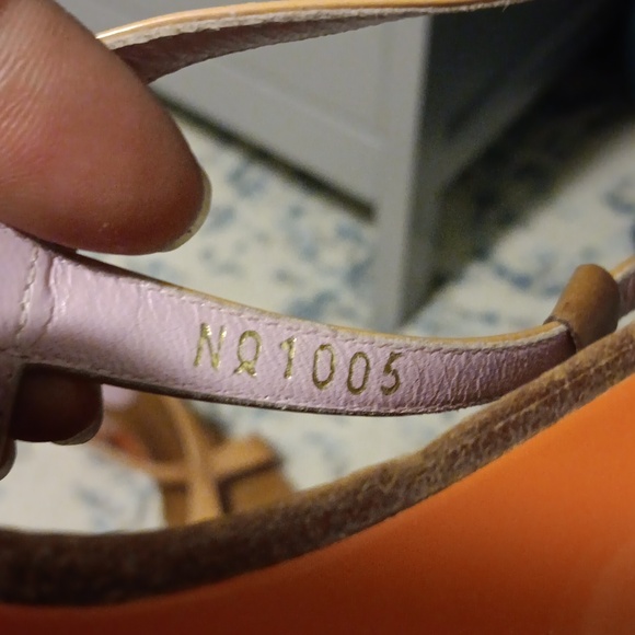 Louis Vuitton wedge sandals authentic good used condition - Picture 10 of 11